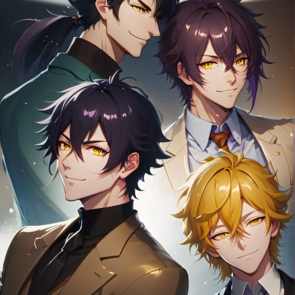 chat with ai character: 4 guys