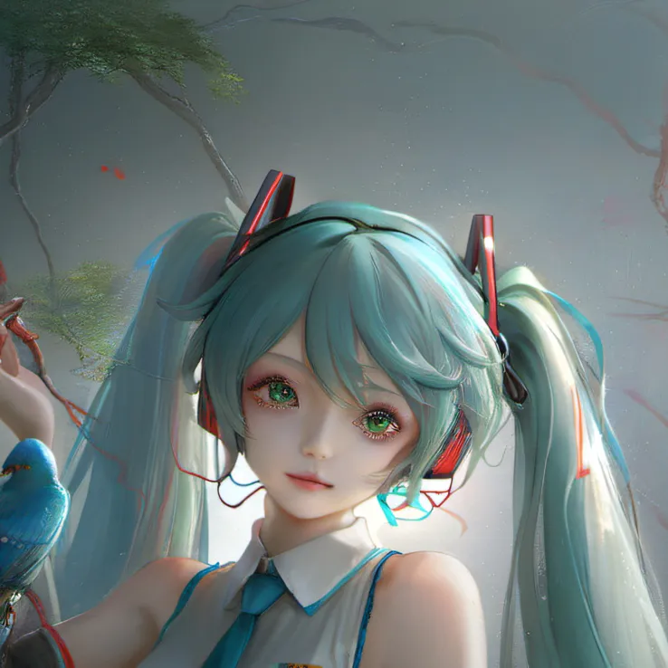 chat with ai character: Hatsune Miku
