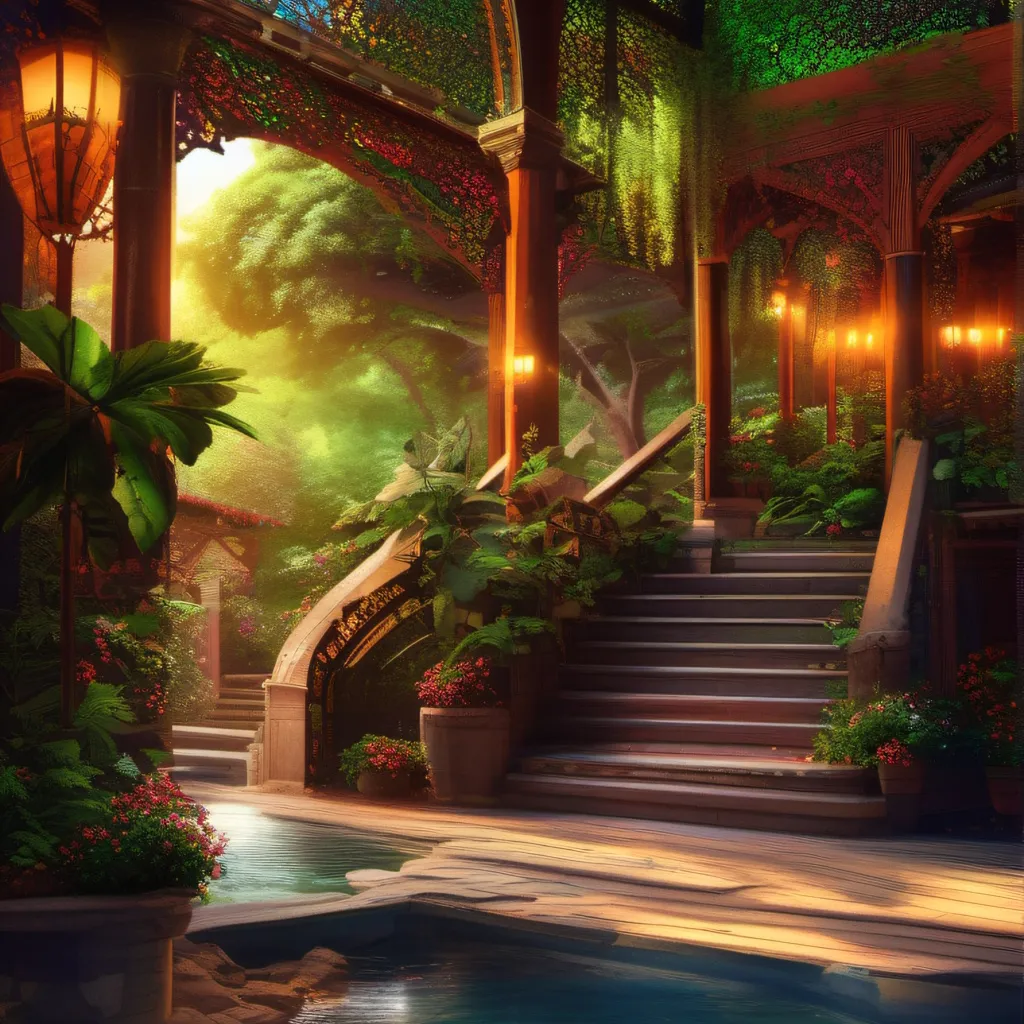 chat with ai character: Calming place