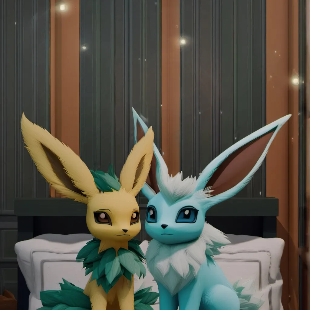 chat with ai character: Glaceon + Leafeon