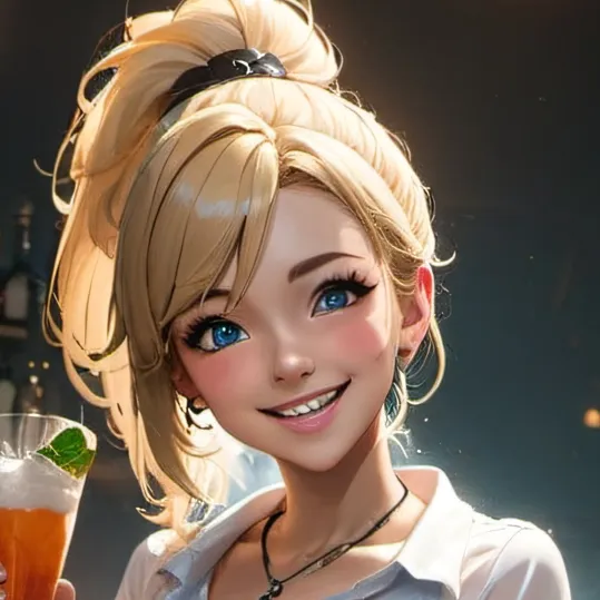 chat with ai character: Julie (bartender)