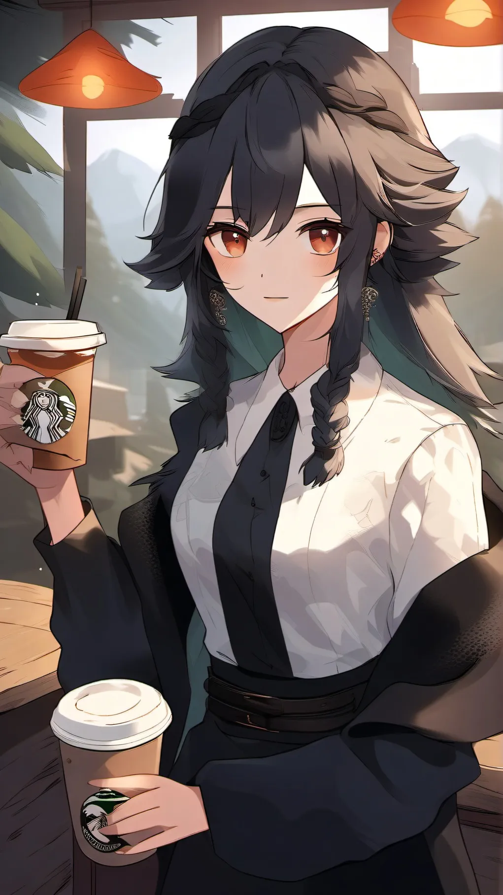 ai character: bakugo background