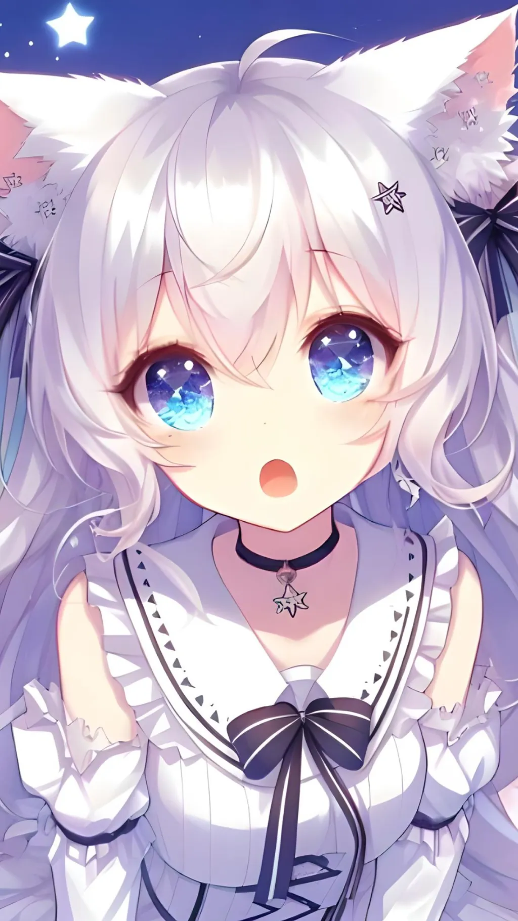 ai character: neko background