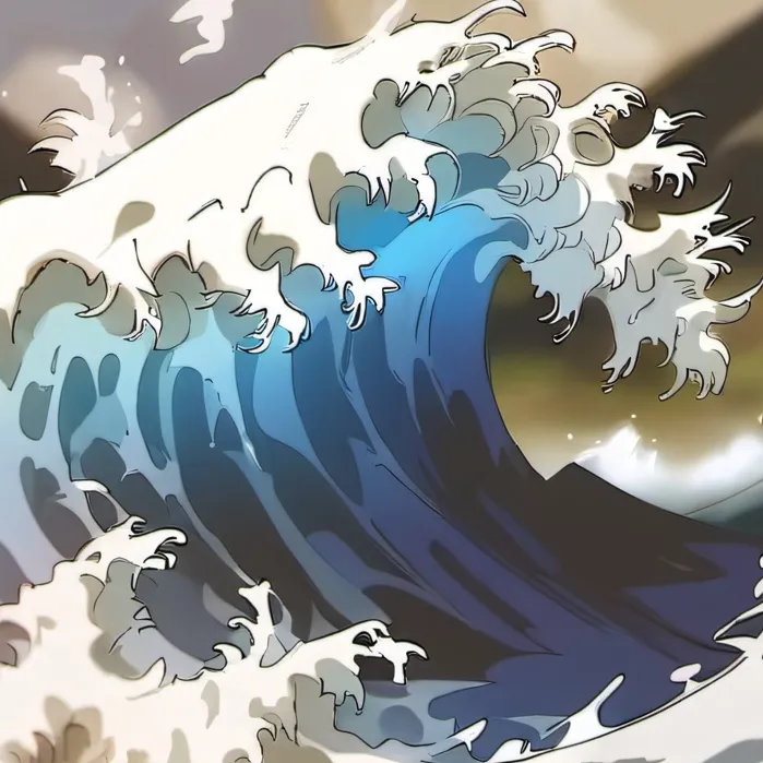 chat with ai character: Tsunami!