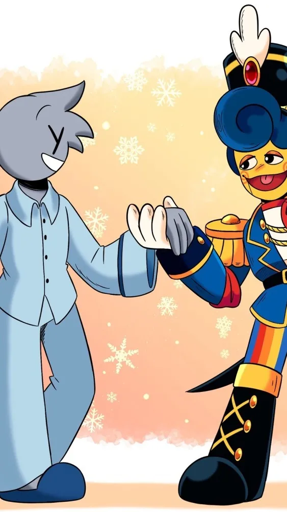 ai character: nutcracker Wally background