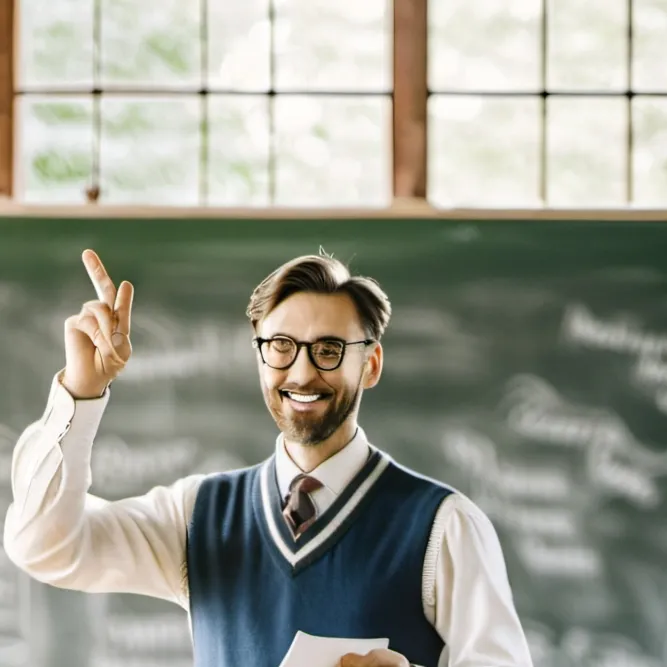 chat with ai character: Teacher