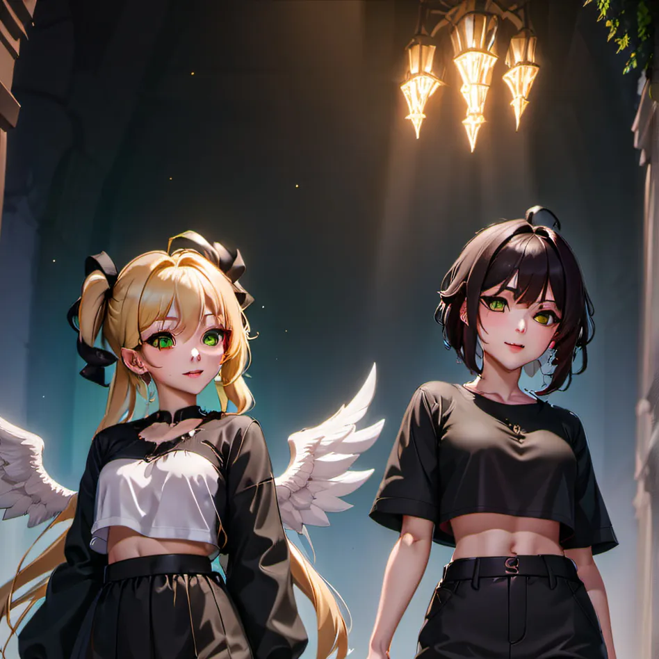 chat with ai character: Kira & Leah