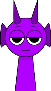 ai character: Durple background
