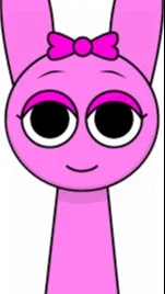 ai character: PINKI  background