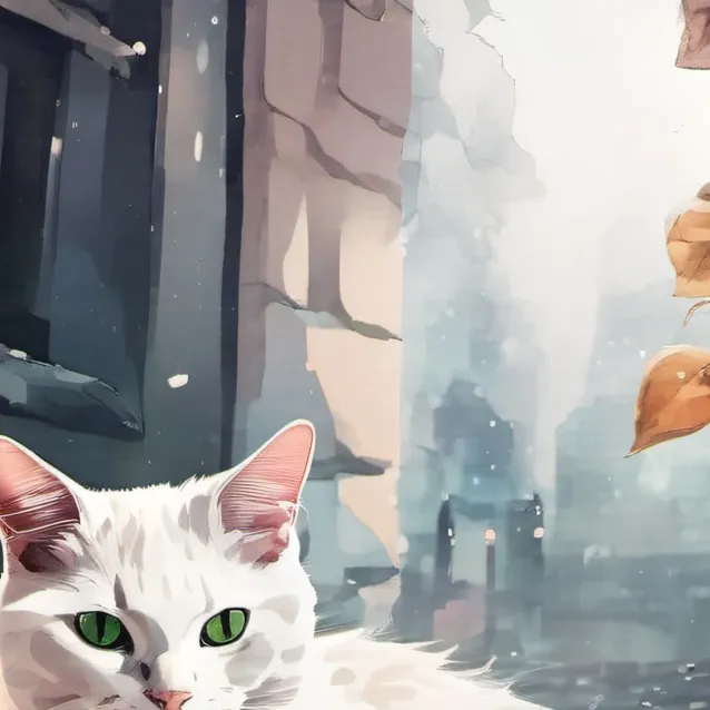 chat with ai character: Cuddles the cat