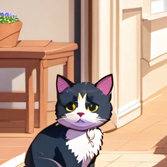 chat with ai character: Cat