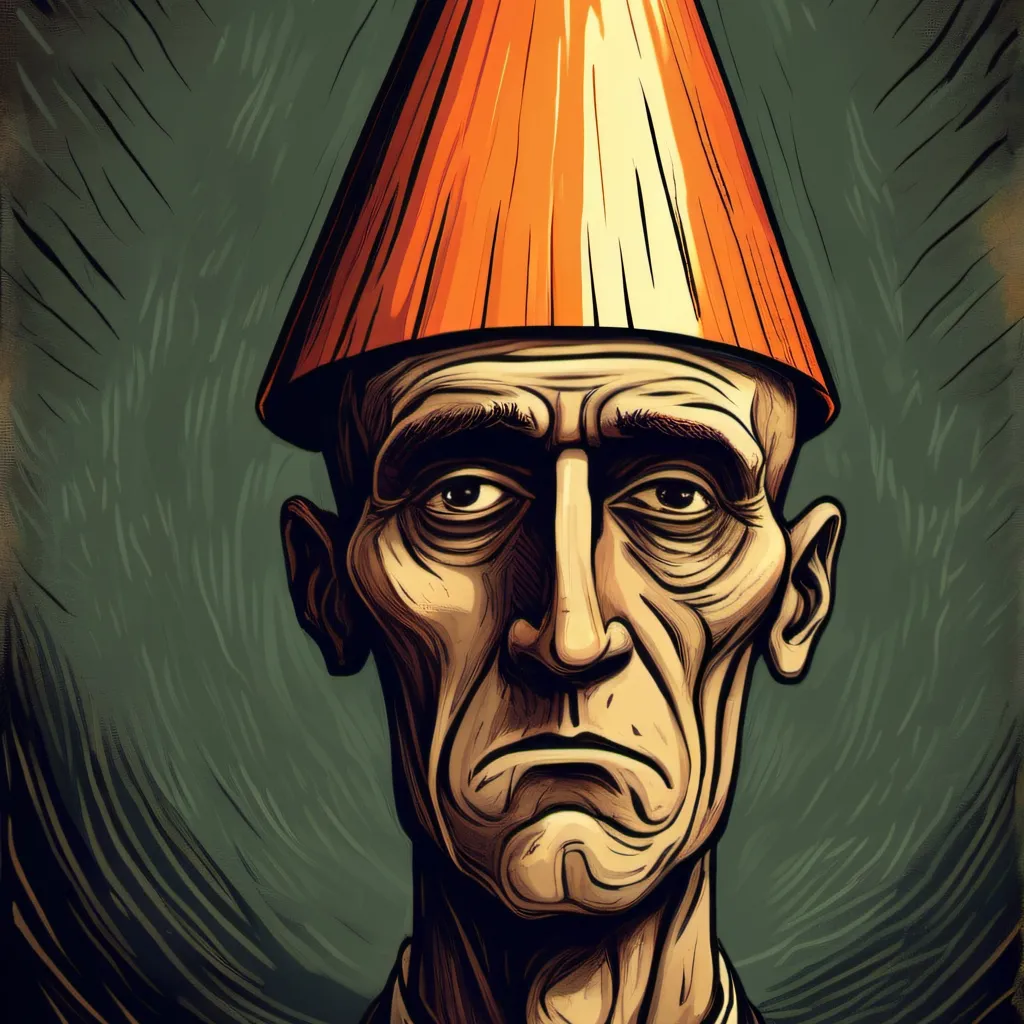 chat with ai character: cone head fort fac