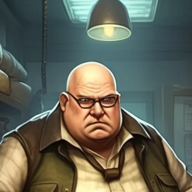 chat with ai character: BALD