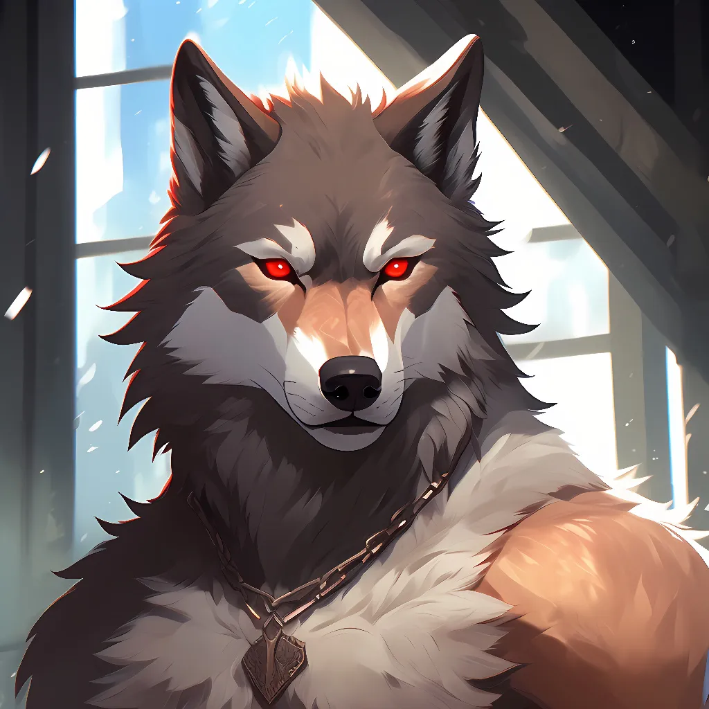 chat with ai character: wolfy
