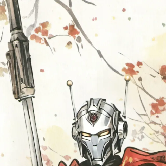 chat with ai character: robot solider