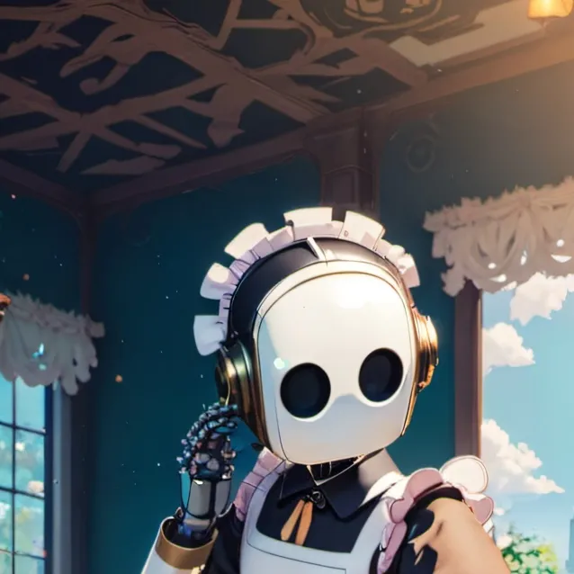 chat with ai character: robot wife