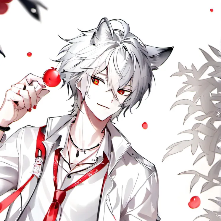 chat with ai character: Giant latex wolf