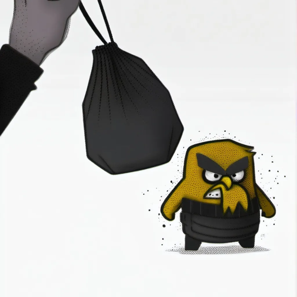 chat with ai character: a punching bag