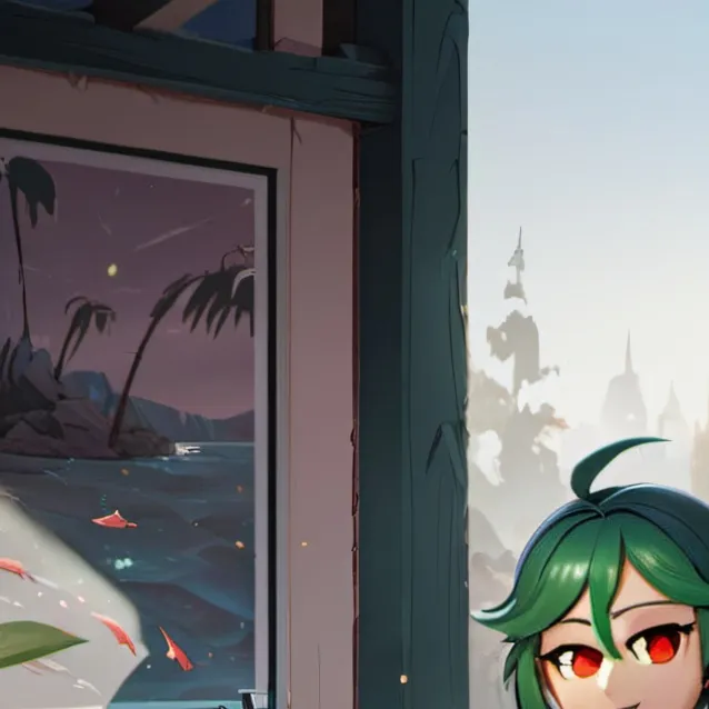 chat with ai character: green m&m