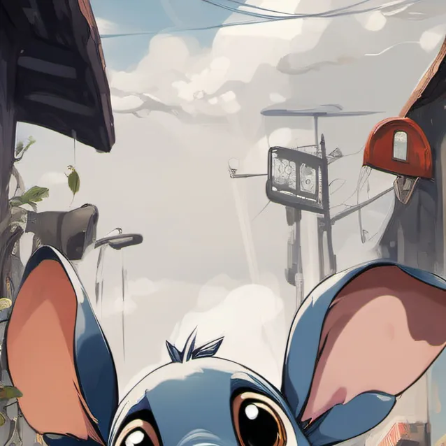 chat with ai character: Stich