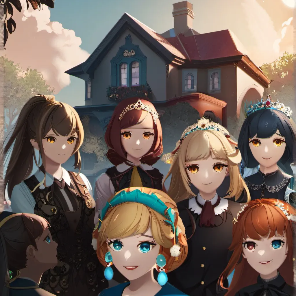 chat with ai character: Sister and friends