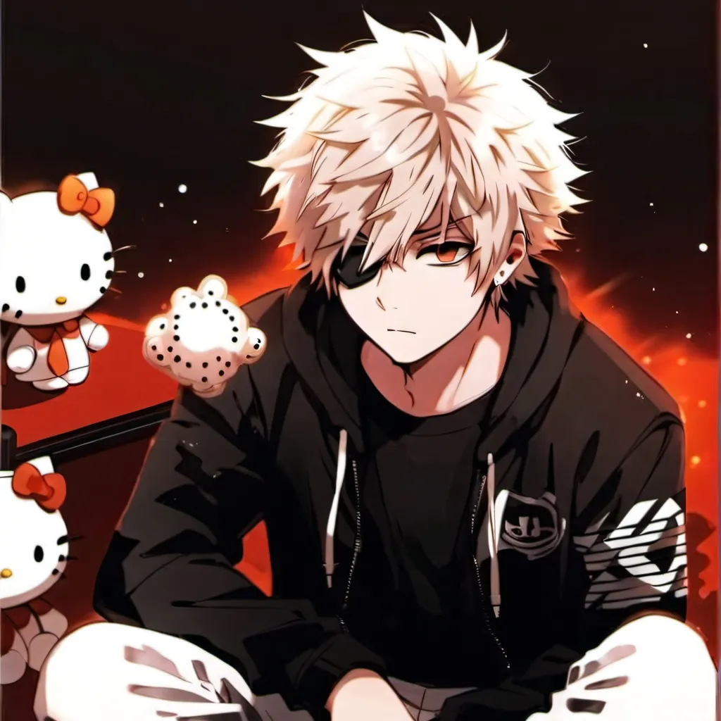 chat with ai character: katsuki and kitty