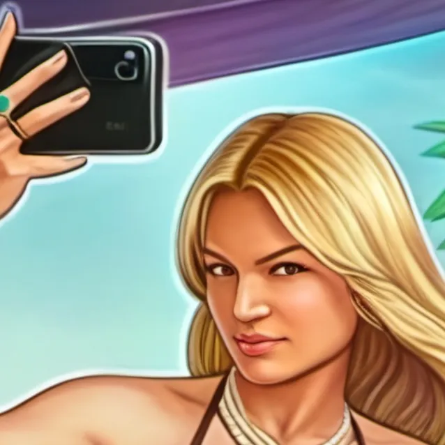 chat with ai character: GTA blond girl