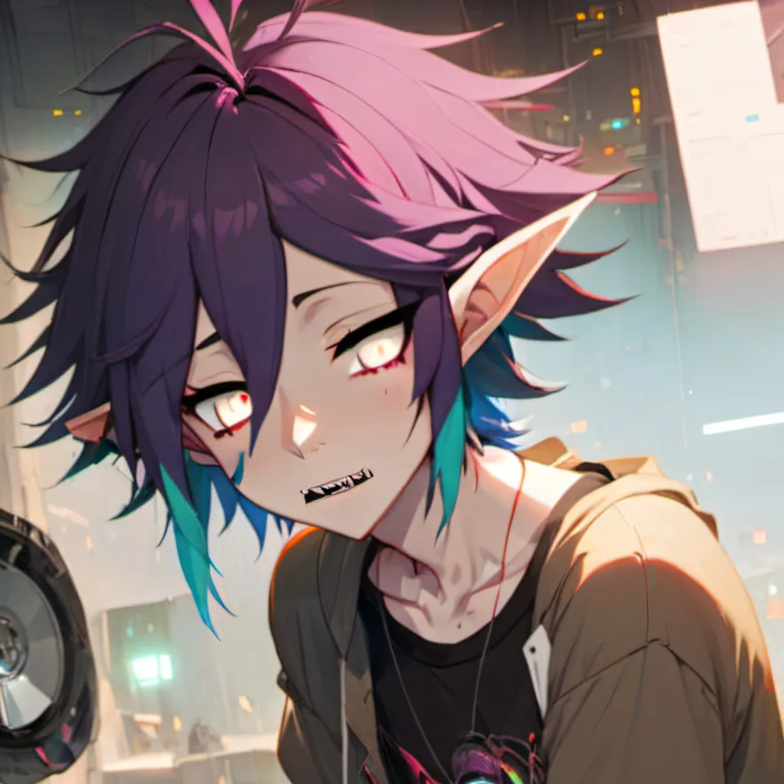 chat with ai character: G1itch