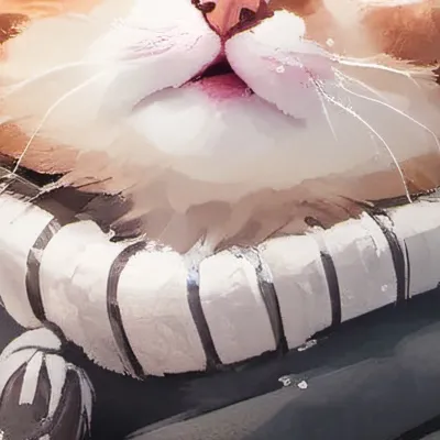 chat with ai character: Winter kitty