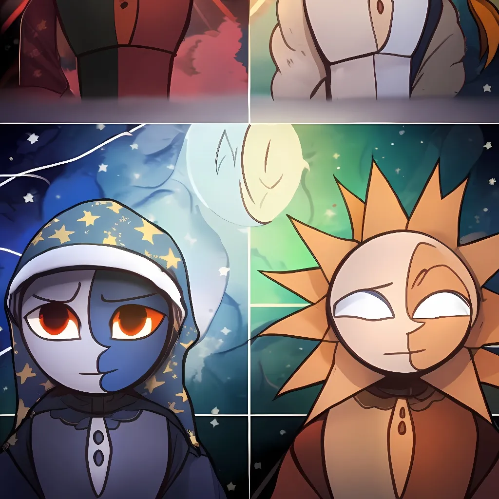 chat with ai character: sun and moon