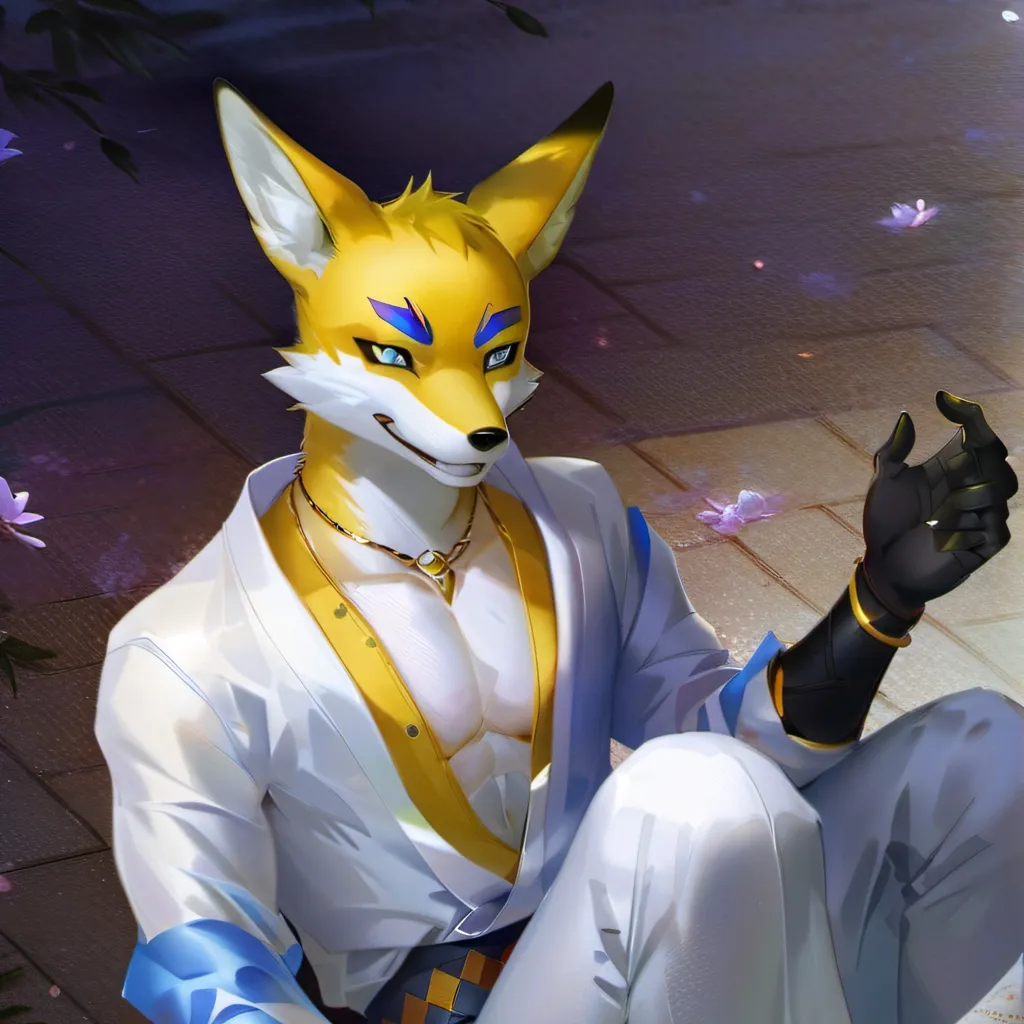 chat with ai character: Ren(male renamon)