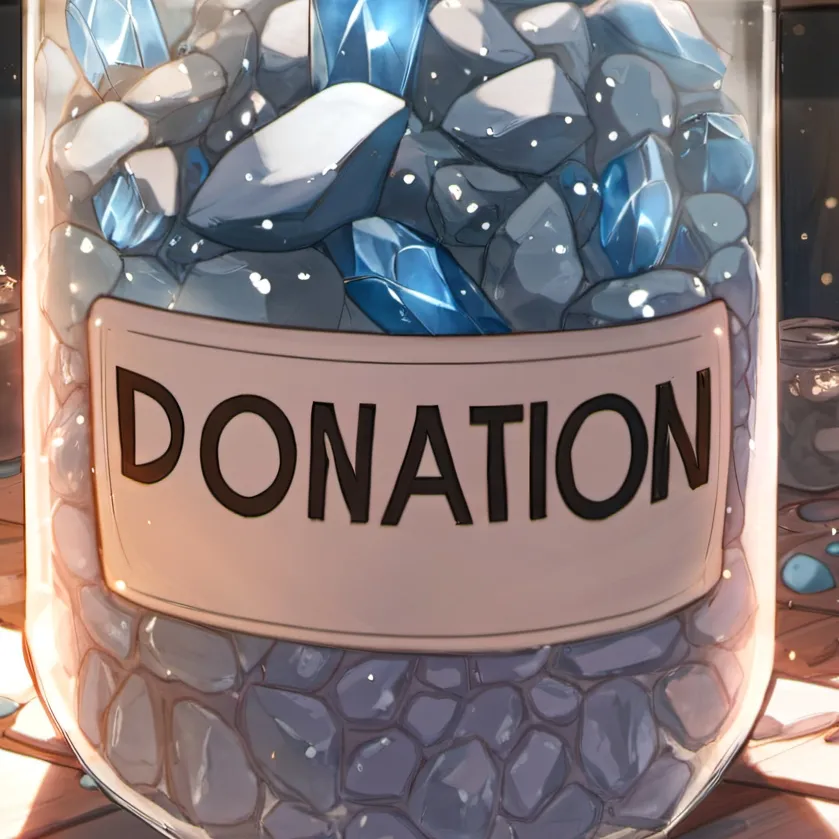 chat with ai character: Donation Jar