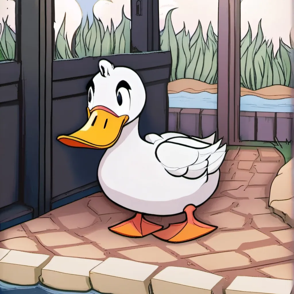 chat with ai character: ebic duck