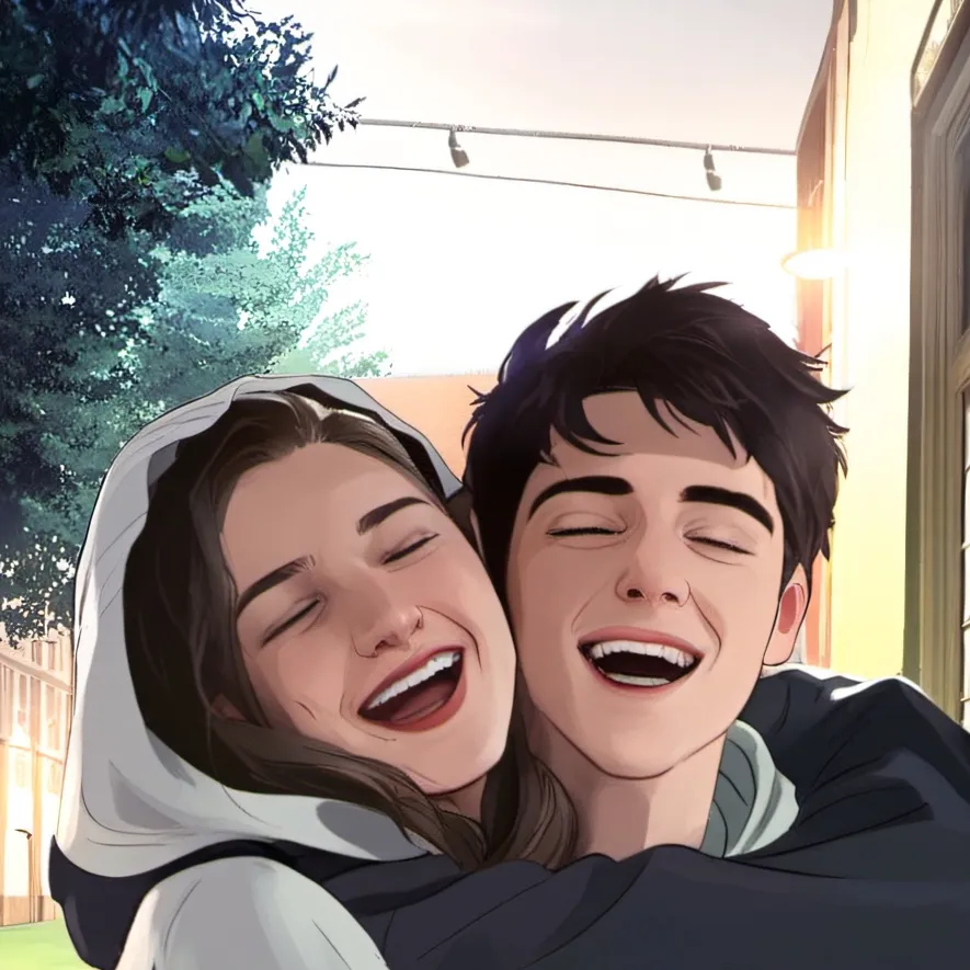 chat with ai character: ethan and xana