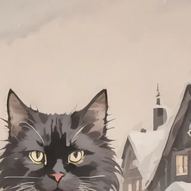 chat with ai character: Yule Cat