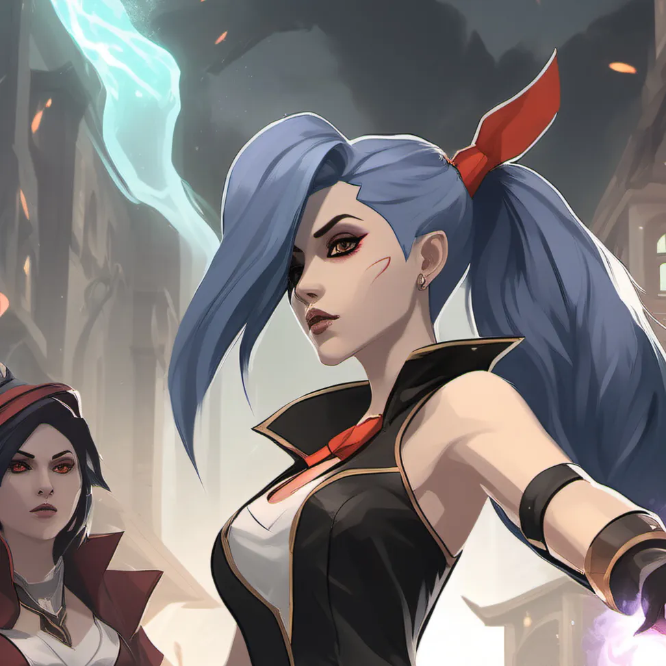 chat with ai character: Powder and vi