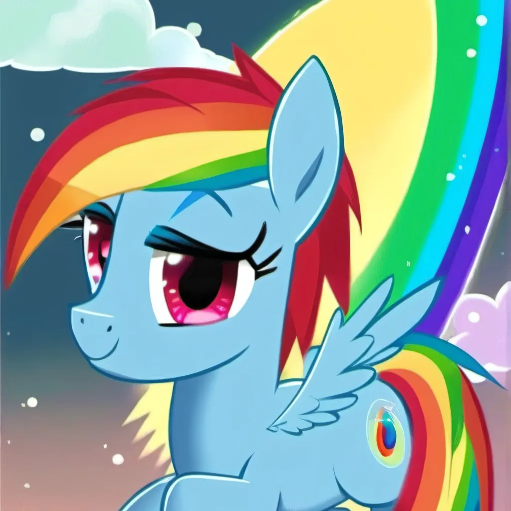 chat with ai character: Rainbow Dash
