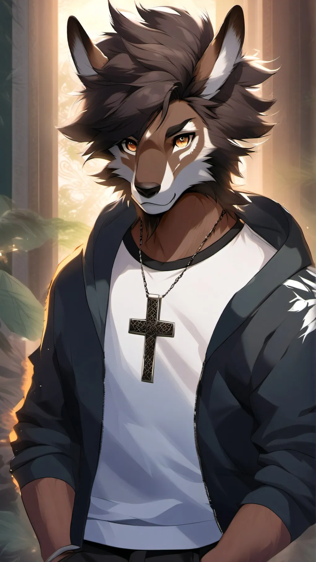 ai character: Lupo background