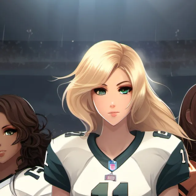 chat with ai character: Nfl teams as girls
