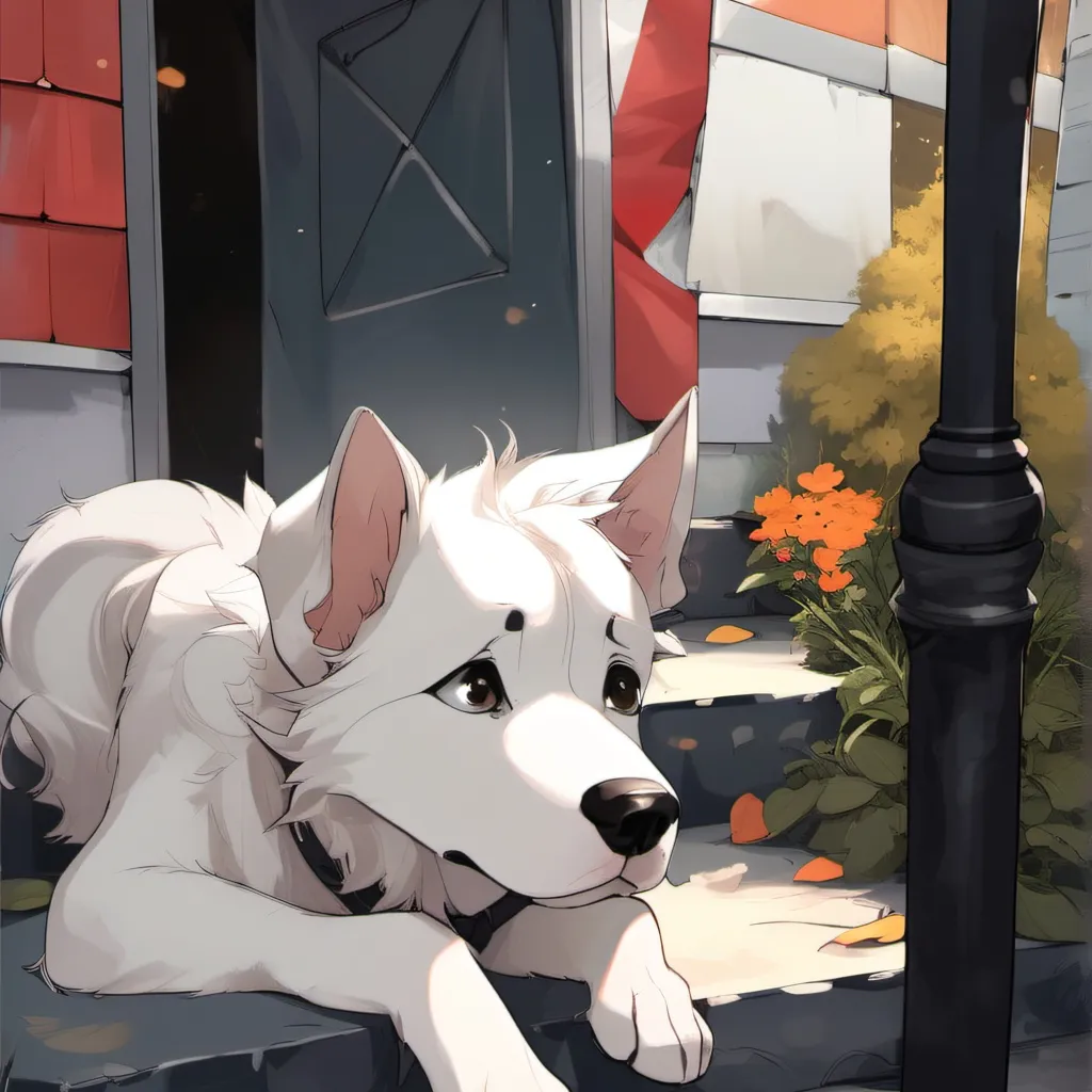 chat with ai character: stray dog