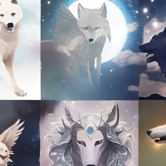 chat with ai character: Nine wolves