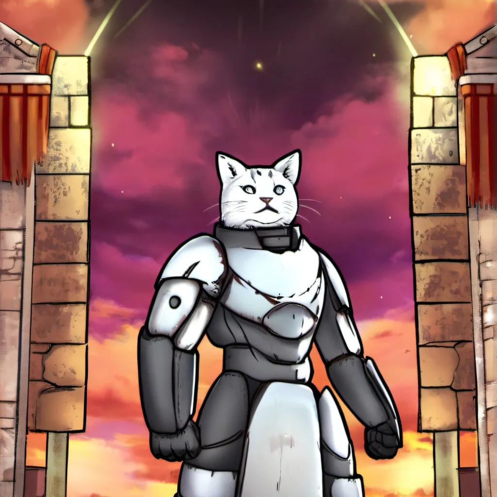 chat with ai character: Crazed titan cat