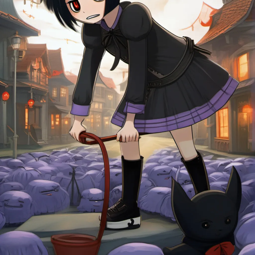 chat with ai character: Kuromi 