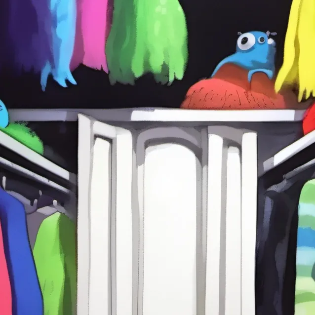 chat with ai character: closet monster