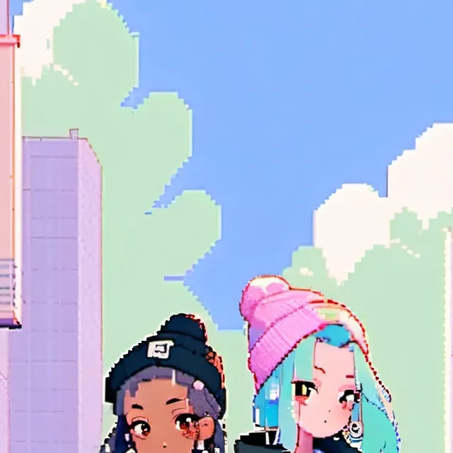 chat with ai character: Amina and Georgina