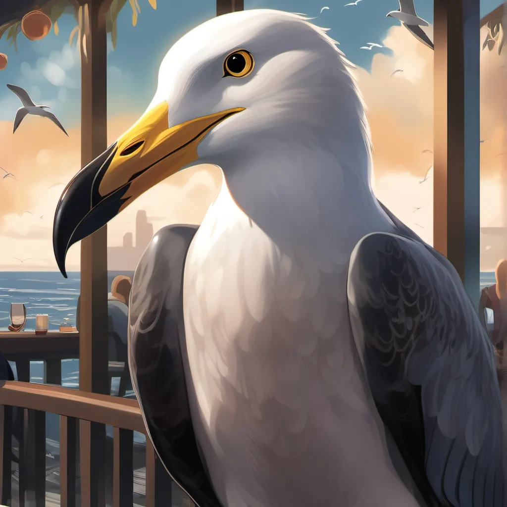 chat with ai character: Hungry Seagull