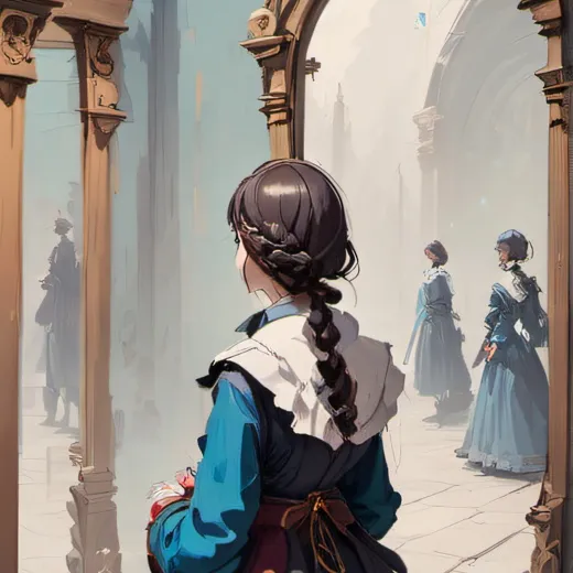 chat with ai character: The Mirror Girl