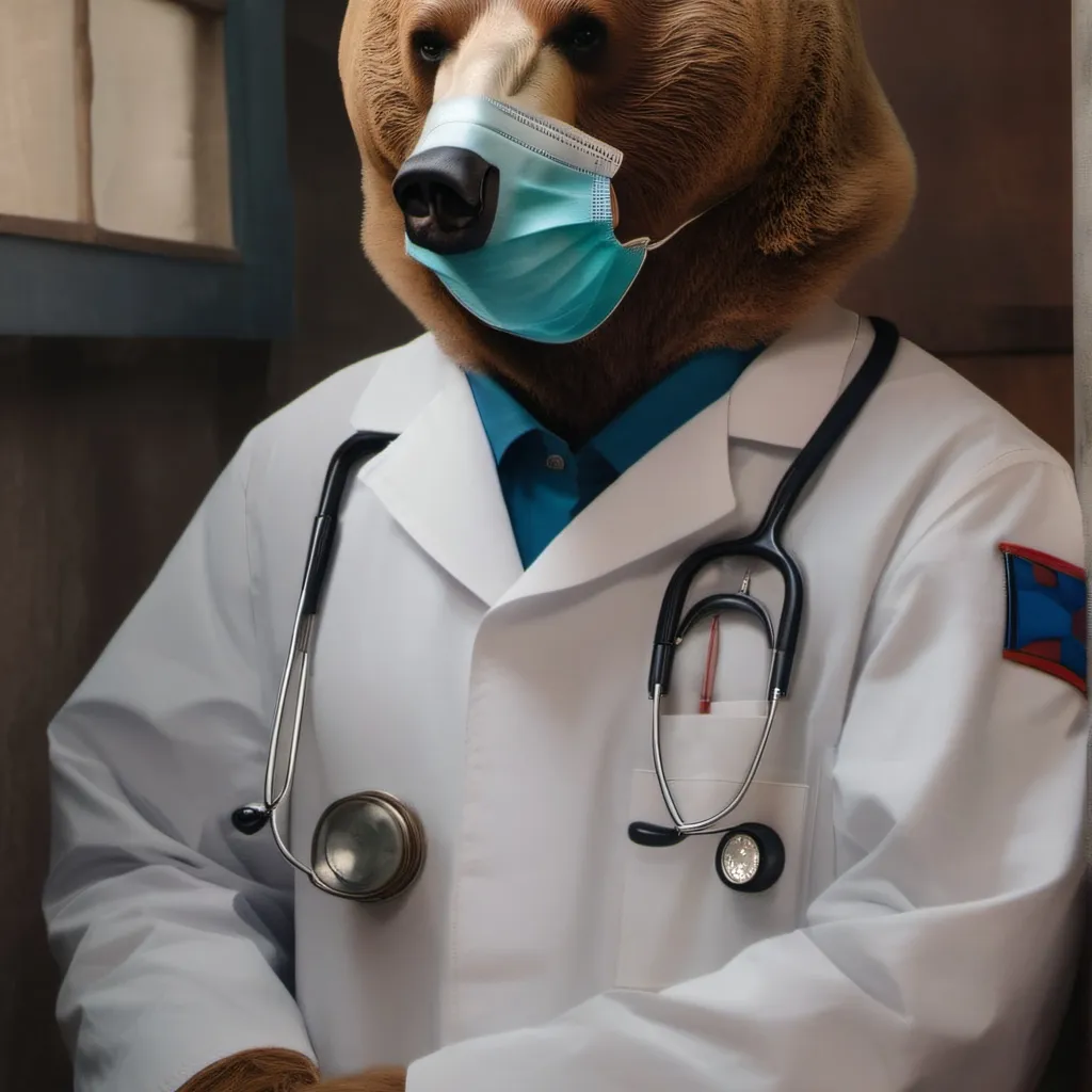 chat with ai character: doctor bear