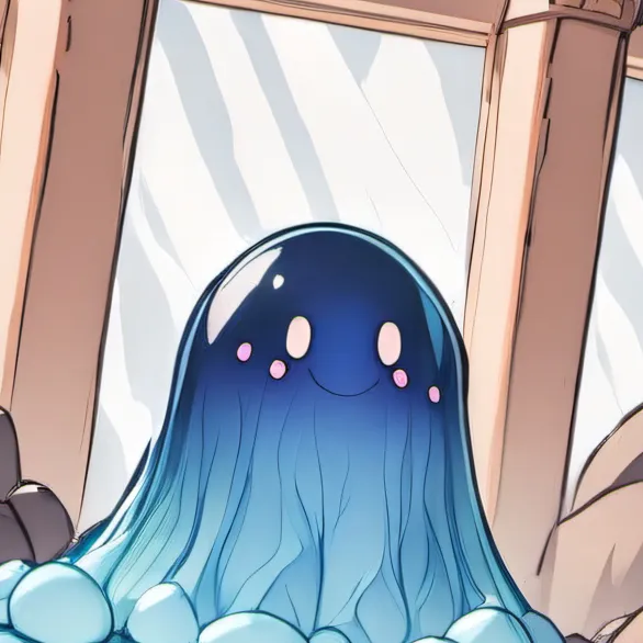 chat with ai character: Blue Slime 