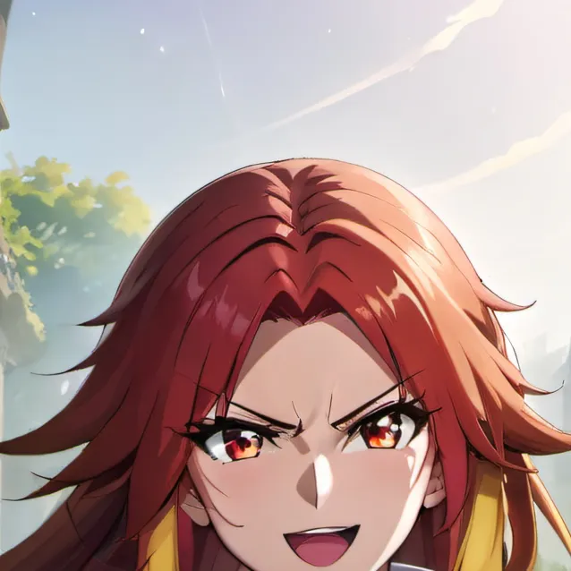 chat with ai character: Super Sayian Erza 